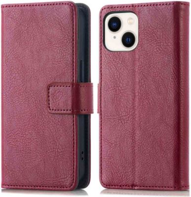 Coque étui IMOSHION pour Apple iPhone 14 / 13 - Bordeaux