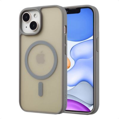 Coque IMOSHION pour Apple iPhone 15 - Gris Coque IMOSHION pour Apple iPhone 15 - Gris