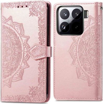 Coque étui IMOSHION pour Xiaomi 15 - Rose Doré