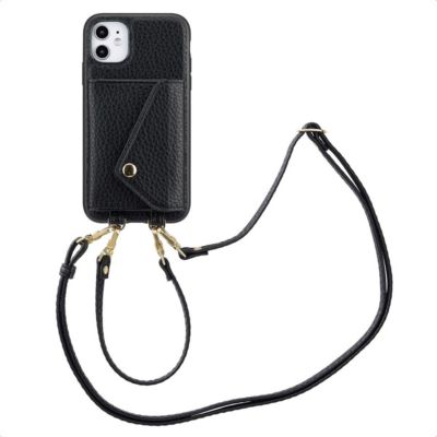 Coque avec cordon SELENCIA pour Apple iPhone 11 - Noir