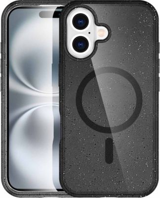 Coque IMOSHION pour Apple iPhone 16 - Glitter Noir