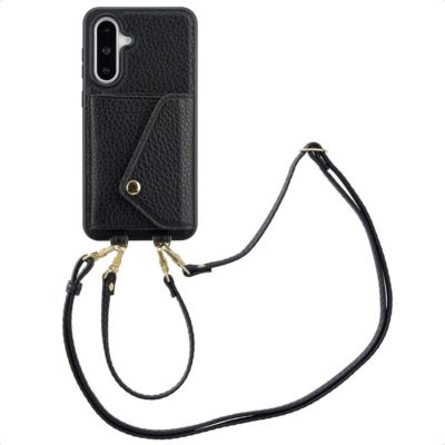 Coque avec cordon SELENCIA pour Samsung Galaxy A36 / A56 - Noir