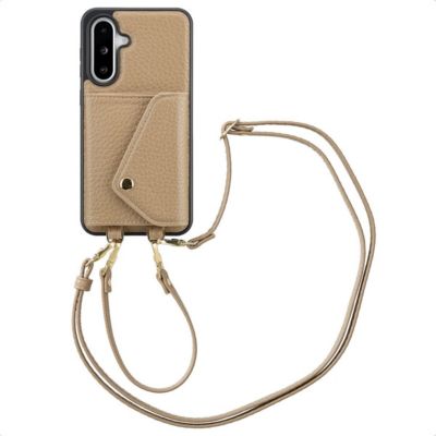 Coque avec cordon SELENCIA pour Samsung Galaxy A36 / A56 - Taupe