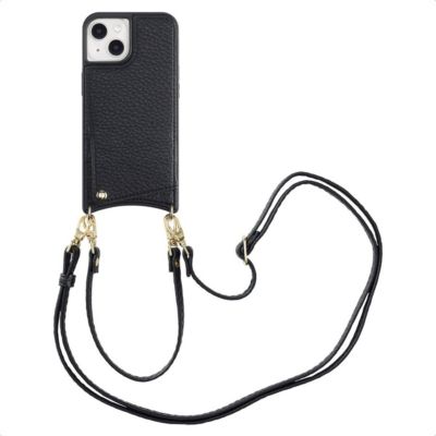 Coque avec cordon SELENCIA pour Apple iPhone 14 / 13 - Noir