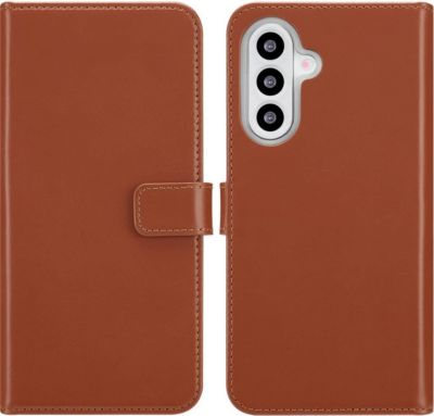 Coque étui SELENCIA pour Samsung Galaxy A26 - Marron clair