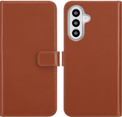 Coque étui SELENCIA pour Samsung Galaxy A26 - Marron clair Coque étui SELENCIA pour Samsung Galaxy A26 - Marron clair