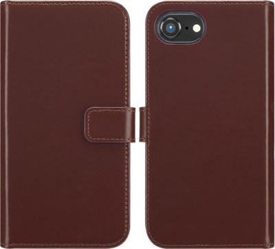 Coque étui SELENCIA pour Apple iPhone 17e / 16e - Marron