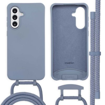 Coque avec cordon IMOSHION pour Samsung Galaxy A36 / A56 - Ash Blue