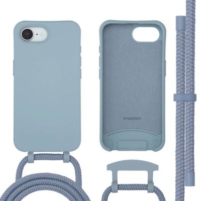Coque avec cordon IMOSHION pour Apple iPhone 17e / 16e - Ash Blue
