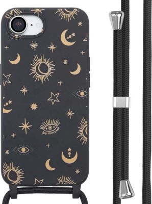 Coque avec cordon IMOSHION pour Apple iPhone 17e / 16e - Sky Black