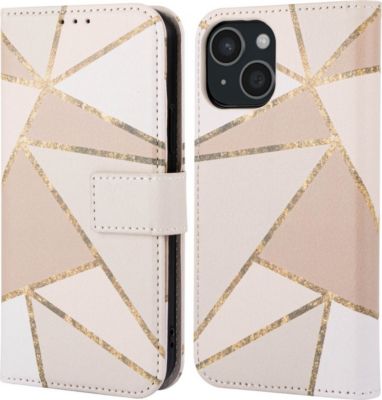 Coque étui IMOSHION pour Apple iPhone 15 - Beige Graphic