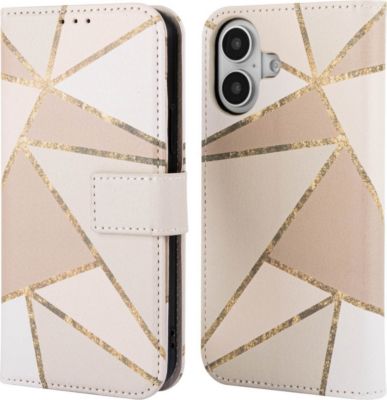 Coque étui IMOSHION pour Apple iPhone 16 - Beige Graphic