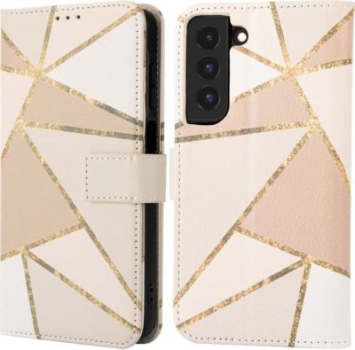 Coque étui IMOSHION pour Samsung Galaxy S22 - Beige Graphic