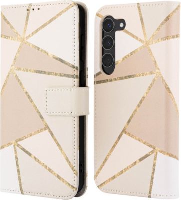Coque étui IMOSHION pour Samsung Galaxy S23 - Beige Graphic