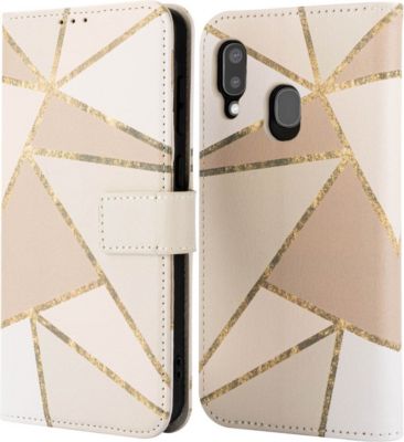 Coque étui IMOSHION pour Samsung Galaxy A20e - Beige Graphic