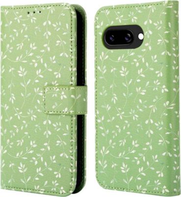 Coque étui IMOSHION pour Google Pixel 9A - Green Flowers