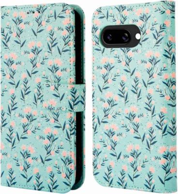 Coque étui IMOSHION pour Google Pixel 9A - Blue Flowers