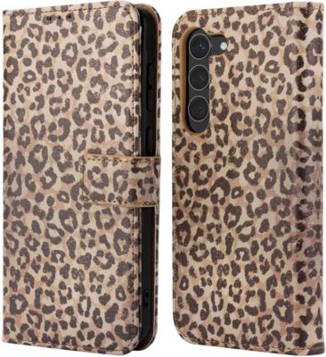 Coque étui IMOSHION pour Samsung Galaxy S23 - Leopard Mood Coque étui IMOSHION pour Samsung Galaxy S23 - Leopard Mood