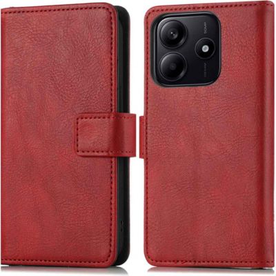 Coque étui IMOSHION pour Xiaomi Redmi Note 14 (5G) - Rouge Coque étui IMOSHION pour Xiaomi Redmi Note 14 (5G) - Rouge