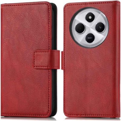 Coque étui IMOSHION pour Xiaomi Redmi 14C - Rouge