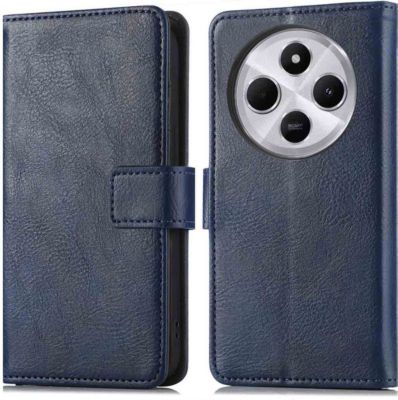 Coque étui IMOSHION pour Xiaomi Redmi 14C - Bleu foncé