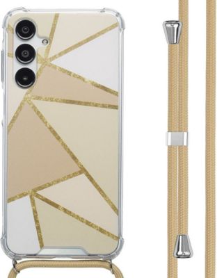 Coque avec cordon IMOSHION pour Samsung Galaxy A16 - Beige Graphic