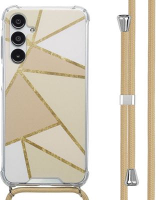 Coque avec cordon IMOSHION pour Samsung Galaxy A16 - Beige Graphic