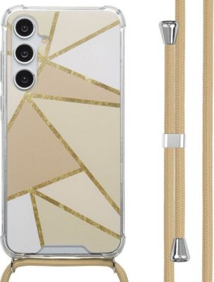 Coque avec cordon IMOSHION pour Samsung Galaxy A55 - Beige Graphic