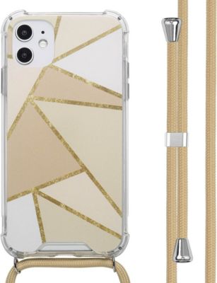 Coque avec cordon IMOSHION pour Apple iPhone 11 - Beige Graphic