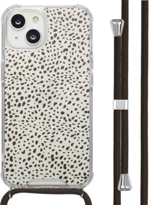 Coque avec cordon IMOSHION pour Apple iPhone 14 - Desert Dots