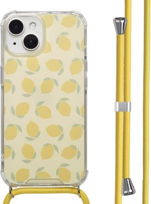 Coque avec cordon IMOSHION pour Apple iPhone 15 - Citrus Dream