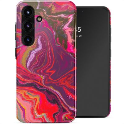 Coque SELENCIA pour Samsung Galaxy S25 - Marble Purple Coque SELENCIA pour Samsung Galaxy S25 - Marble Purple