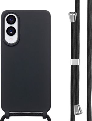Coque avec cordon IMOSHION pour Samsung Galaxy S25 Edge - Noir