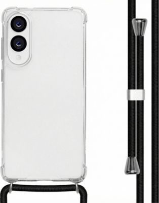 Coque avec cordon IMOSHION pour Samsung Galaxy S25 Edge - Noir