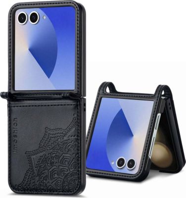 Coque étui IMOSHION pour Samsung Galaxy Z Flip 7 - Noir
