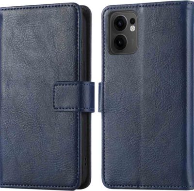 Coque étui IMOSHION pour Oppo Reno 13 - Bleu foncé Coque étui IMOSHION pour Oppo Reno 13 - Bleu foncé