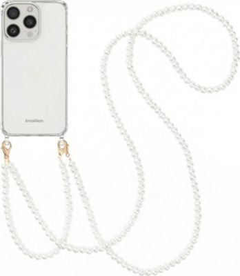 Coque avec cordon IMOSHION pour Apple iPhone 15 Pro Max - Perles