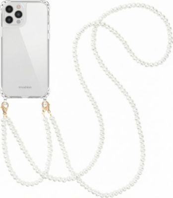 Coque avec cordon IMOSHION pour Apple iPhone 12 Pro Max - Perles