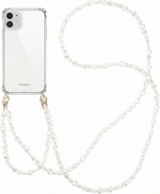 Coque avec cordon IMOSHION pour Apple iPhone 11 - Perles Cœurs
