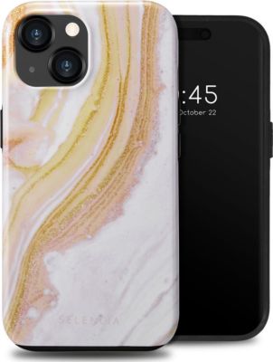 Coque SELENCIA pour Apple iPhone 15 - Chic Marble Gold Coque SELENCIA pour Apple iPhone 15 - Chic Marble Gold