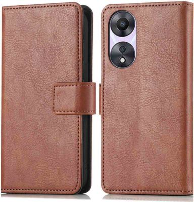 Coque étui IMOSHION pour Oppo A58 - Marron