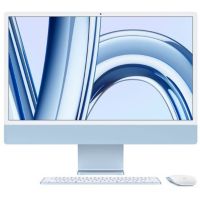 Location Ordinateur Apple IMAC 24' M3 16Go 512Go 10C GPU 2023 Bleu Reconditionné Grade A