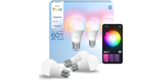 Pack PHILIPS Hue E27 WCA A60 3P