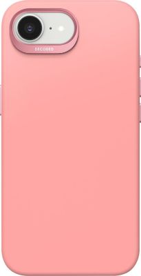 Coque DECODED MagSafe iPhone 16e Souple Rose Poudré