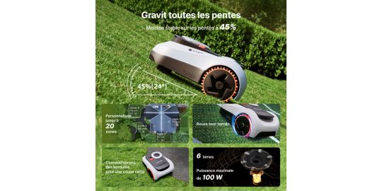 Disque 6 lames et performance Navimow i215E