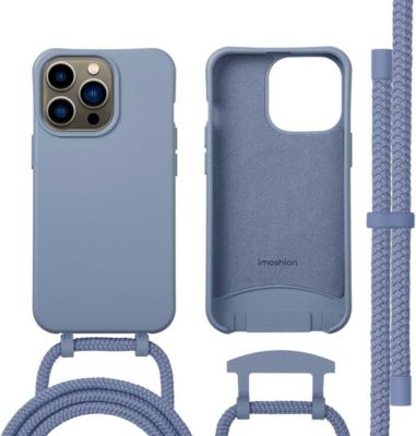 Coque avec cordon IMOSHION pour Apple iPhone 13 Pro - Ash Blue