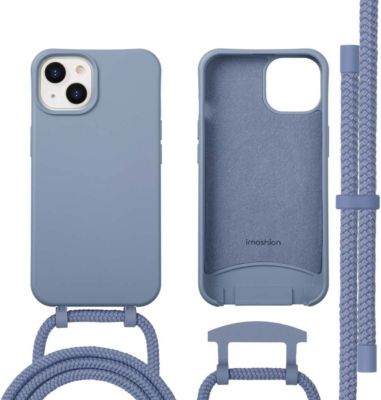 Coque avec cordon IMOSHION pour Apple iPhone 14 - Ash Blue