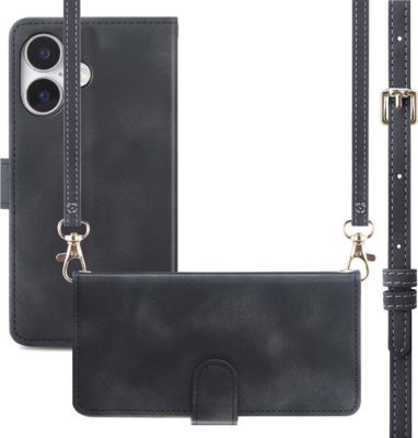 Etui avec cordon IMOSHION pour Apple iPhone 16 - Noir