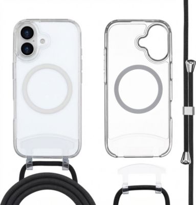 Coque avec cordon IMOSHION pour Apple iPhone 17 - Transparent