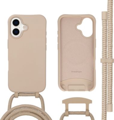 Coque avec cordon IMOSHION pour Apple iPhone 17 - Nude